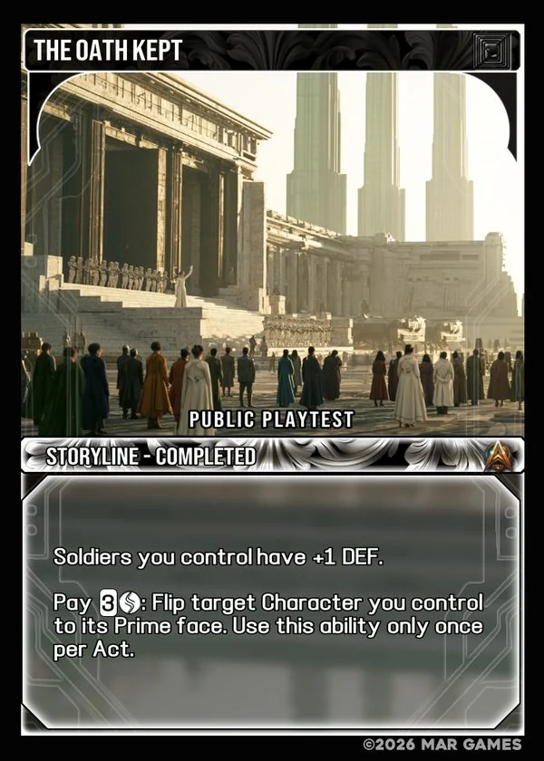 The Oath Kept card