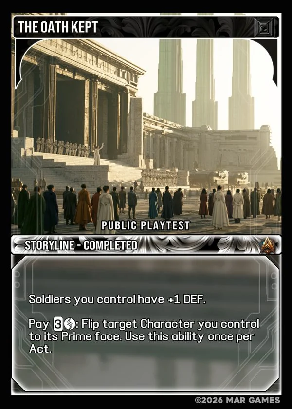 The Oath Kept card