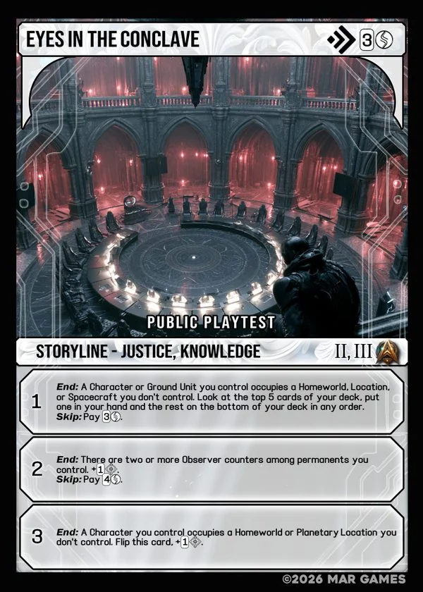 Eyes in the Conclave card