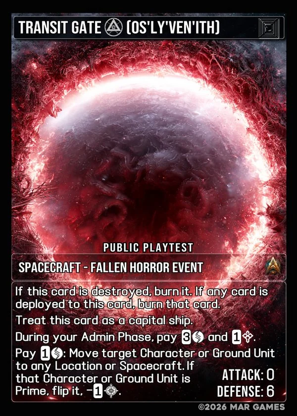 Transit Gate {CARD:OSLYVENITH} (Os'ly'ven'ith) card