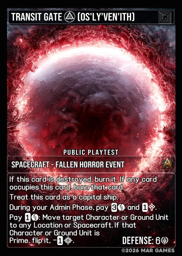 Transit Gate {CARD:OSLYVENITH} (Os'ly'ven'ith) card