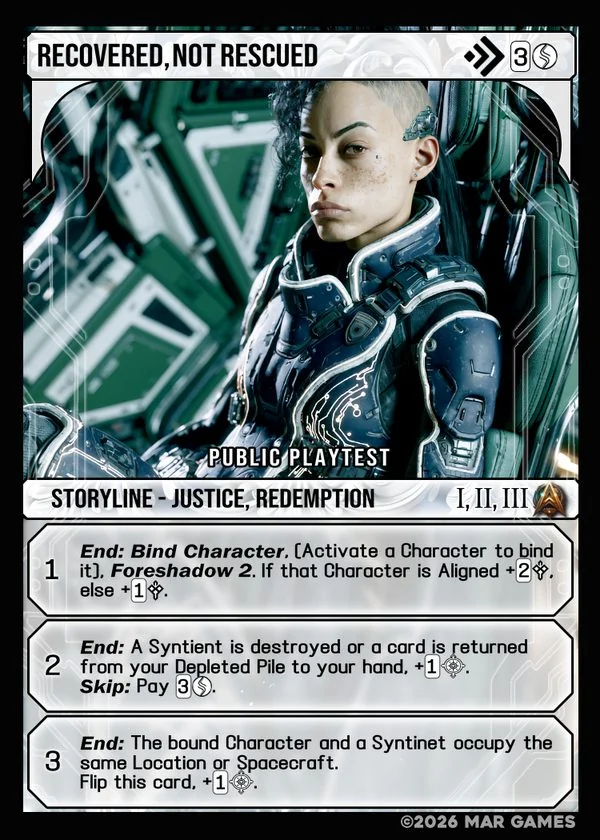 Recovered, Not Rescued card