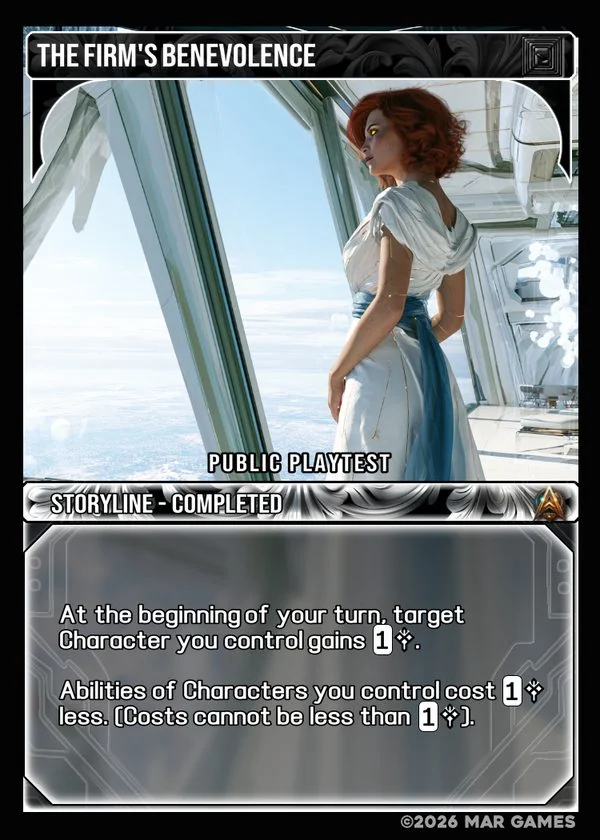 The Firm's Benevolence card