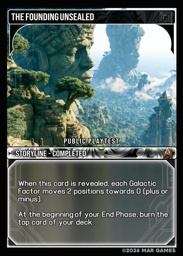 The Founding Unsealed card