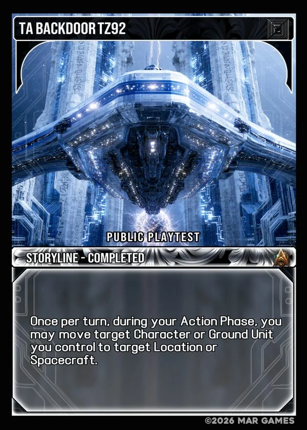 TA Backdoor TZ92 card