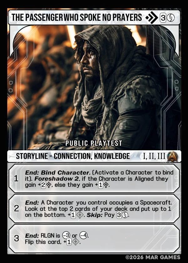 The Passenger Who Spoke No Prayers card