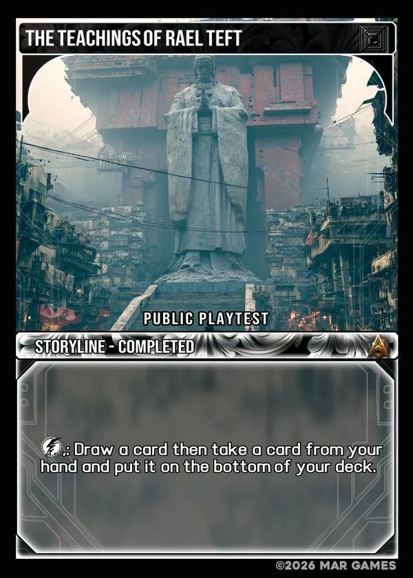 The Teachings of Rael Teft card