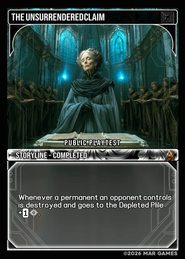The Unsurrendered Claim card