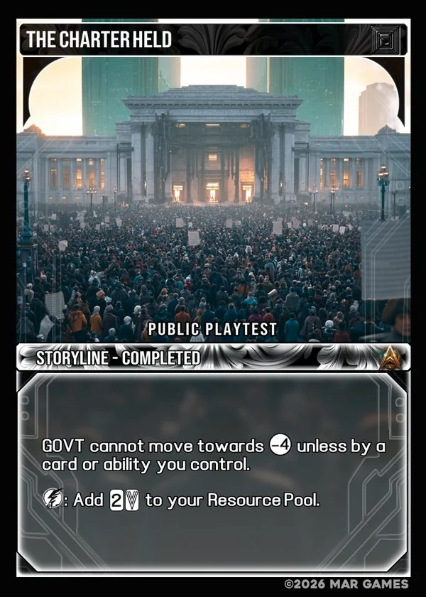 The Charter Held card
