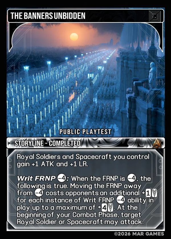 The Banners Unbidden card