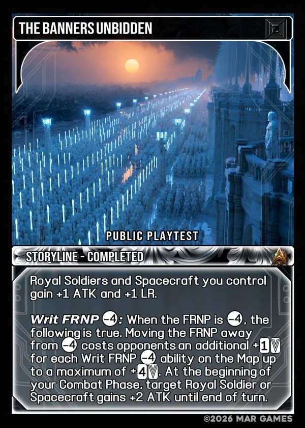 The Banners Unbidden card