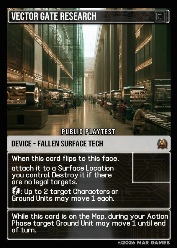 Vector Gate Research card