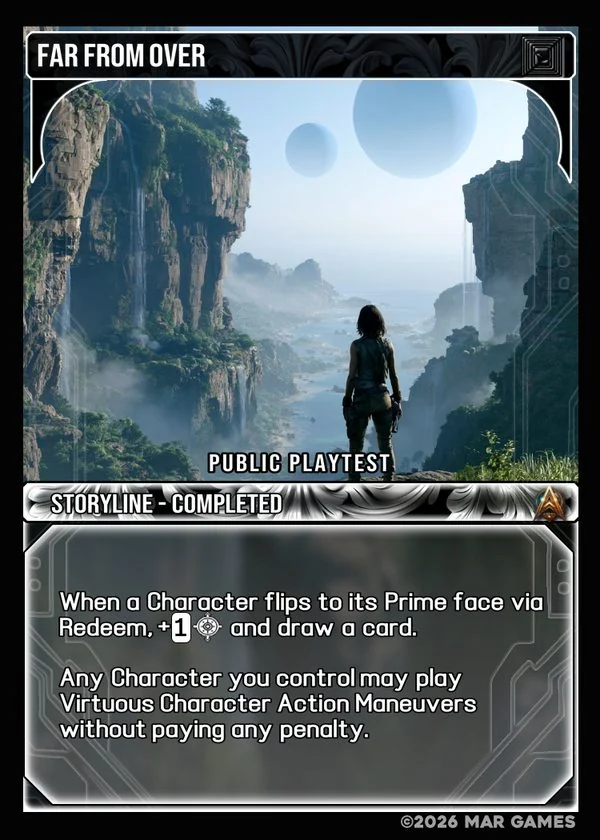 Far From Over card
