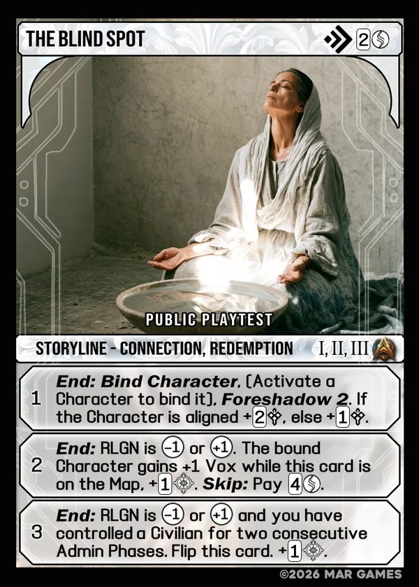 The Blind Spot card