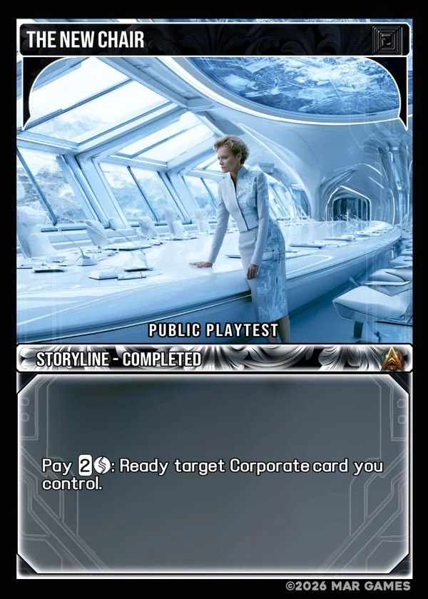 The New Chair card
