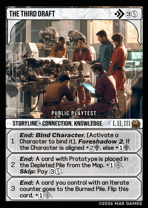 The Third Draft card