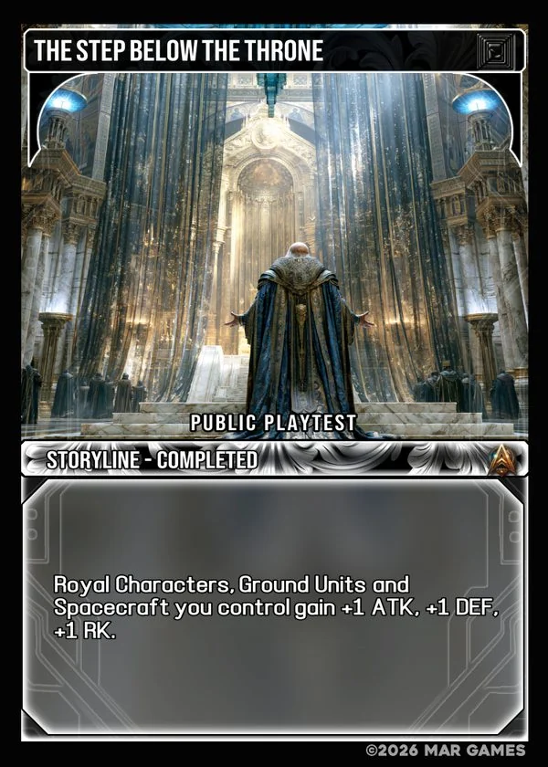The Step Below the Throne card
