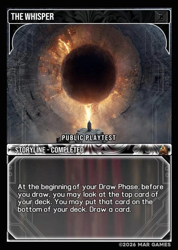 The Whisper card