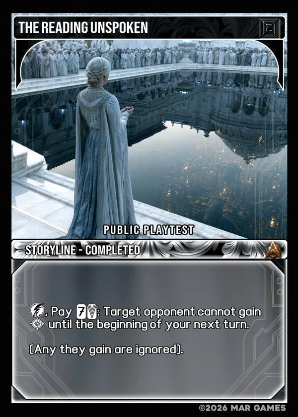 The Reading Unspoken card