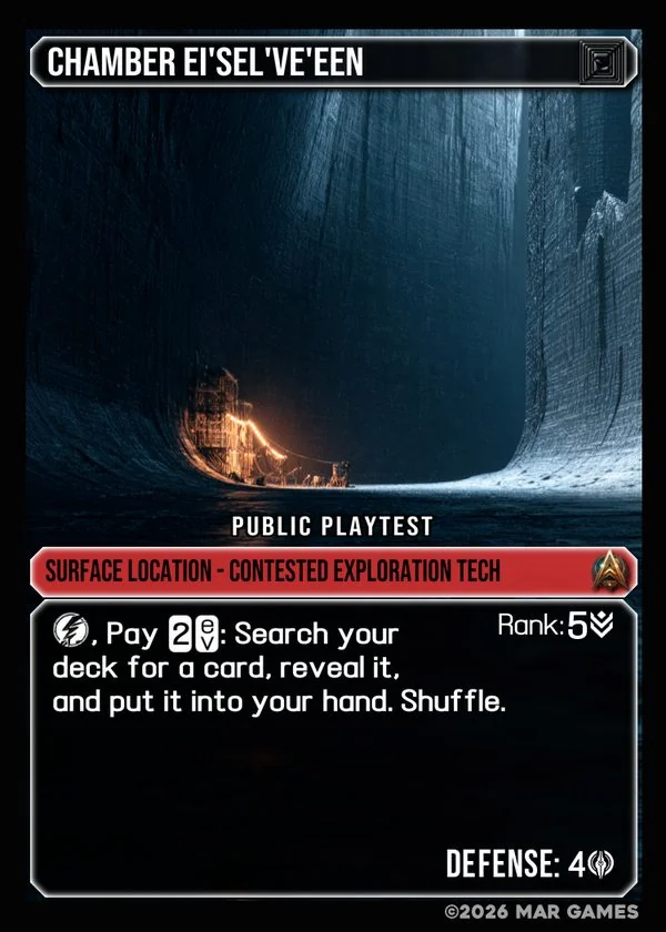 Chamber Ei'sel've'een card