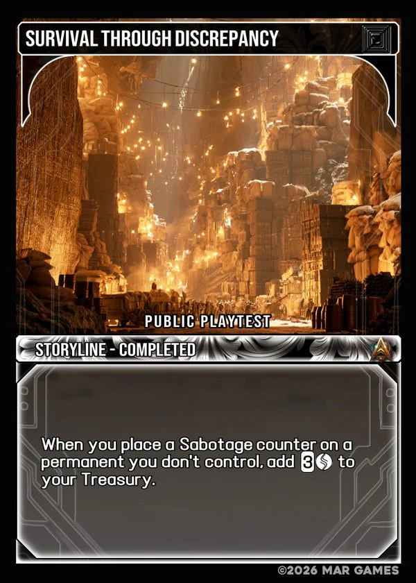 Survival Through Discrepancy card