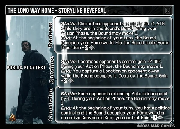 The Long Way Home card