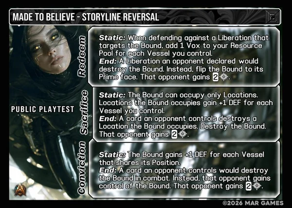 Made to Believe card