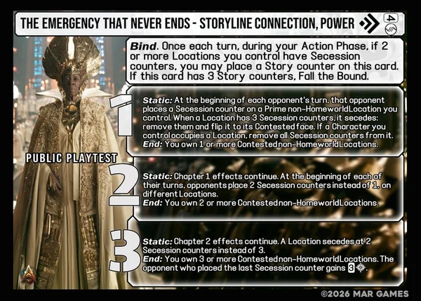 The Emergency That Never Ends card